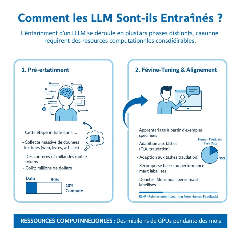 llm - Comment les LLM Sont-ils Entraînés ?
